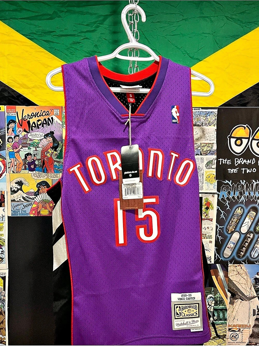 Mitchell & Ness Toronto Raptors 1998-99 Vince Carter Jersey #15 Purple Black NWT